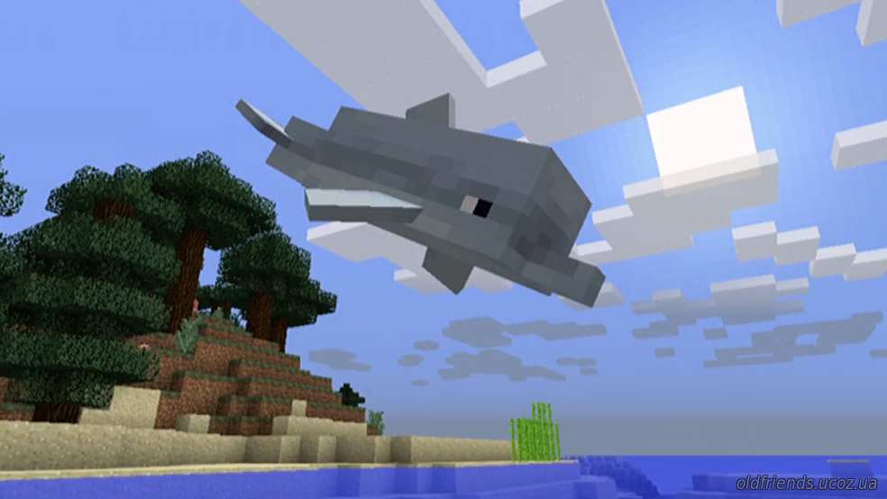 В Minecraft появятся дельфины благодаря большому обновлению Aquantic